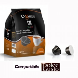 Pop  Caffè E- Gusto 1 intenso 16 Capsule