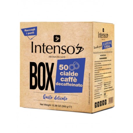 Intenso Decaffeinato kit 50 cialde con accessori