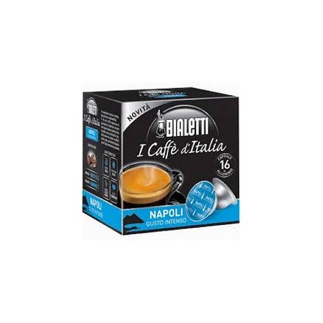 16 Capsule Bialetti Mokespresso Napoli gusto intenso