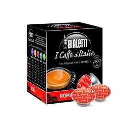 16 Capsule Bialetti Mokespresso Roma gusto forte