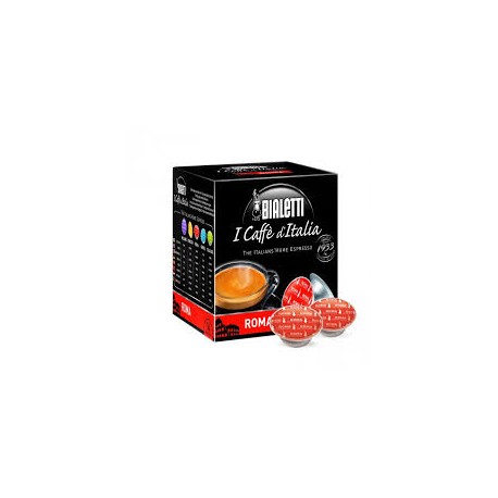 16 Capsule Bialetti Mokespresso Roma gusto forte