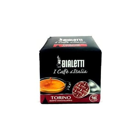 16 Capsule Bialetti Mokespresso Torino gusto cioccolatato